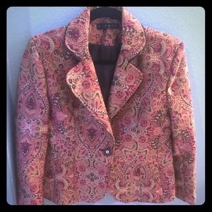Ninety brand 8P paisley brocade jacket